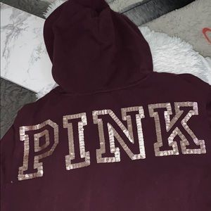 Love pink sequence jacket